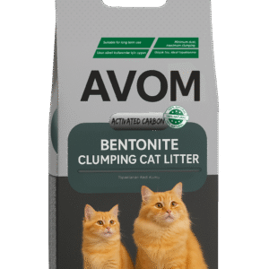 AVOM Bentonite Clumping Cat Litter – Activated Carbon
