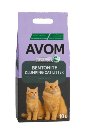 AVOM Bentonite Clumping Cat Litter– Lavender